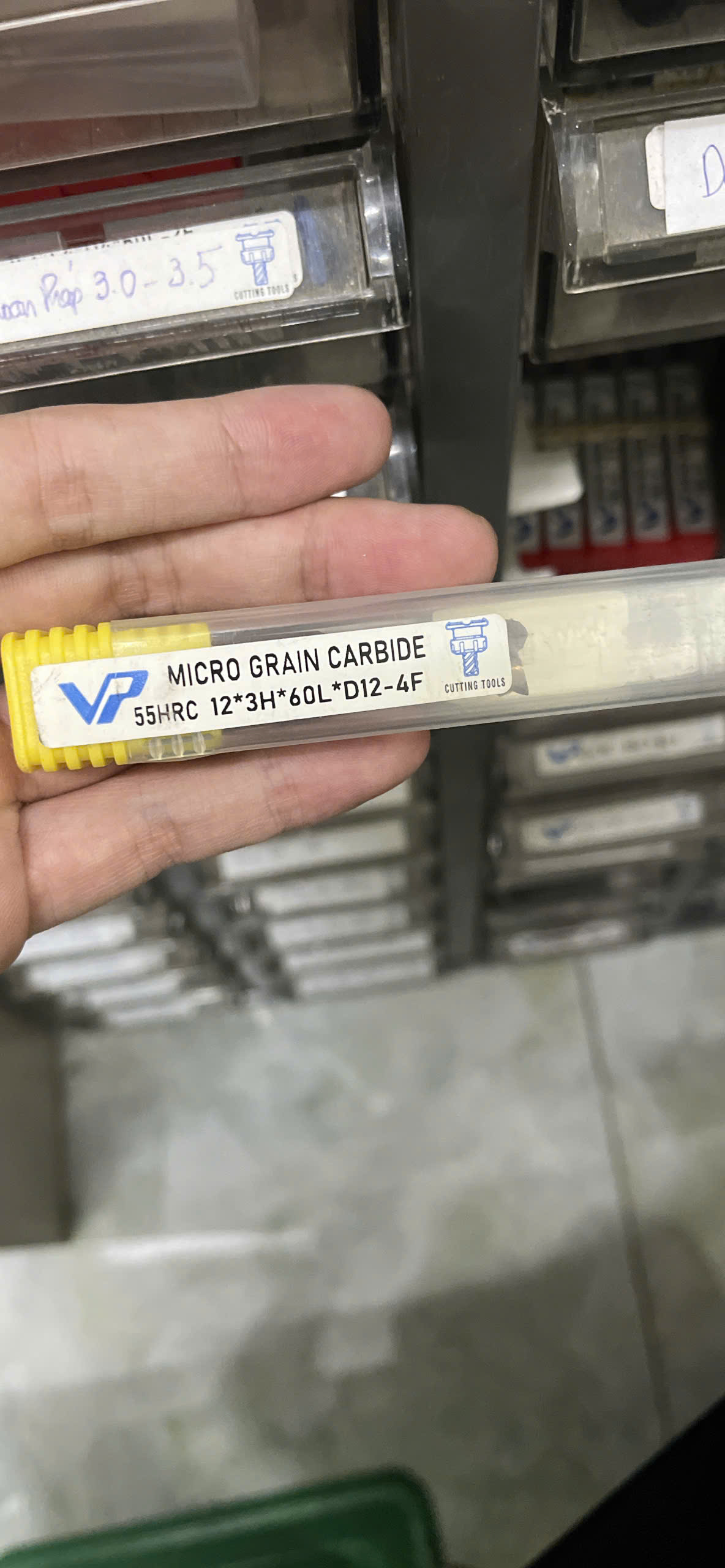 Dao phay Hợp kim VP T-SLOT - D12*3H*60L-4F - Việt Phát